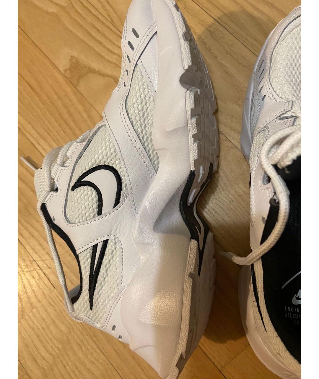 NIKE Белые текстильные кроссовки, фото 2