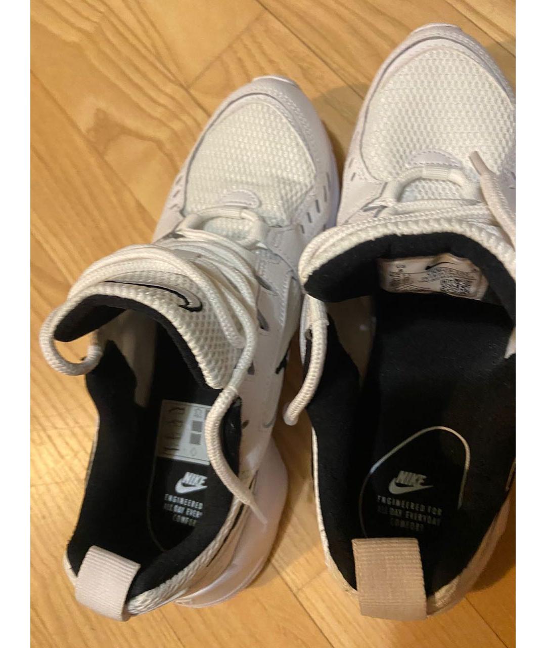 NIKE Белые текстильные кроссовки, фото 4