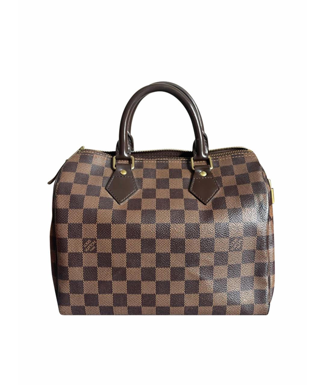 LOUIS VUITTON Коричневая сумка с короткими ручками, фото 1