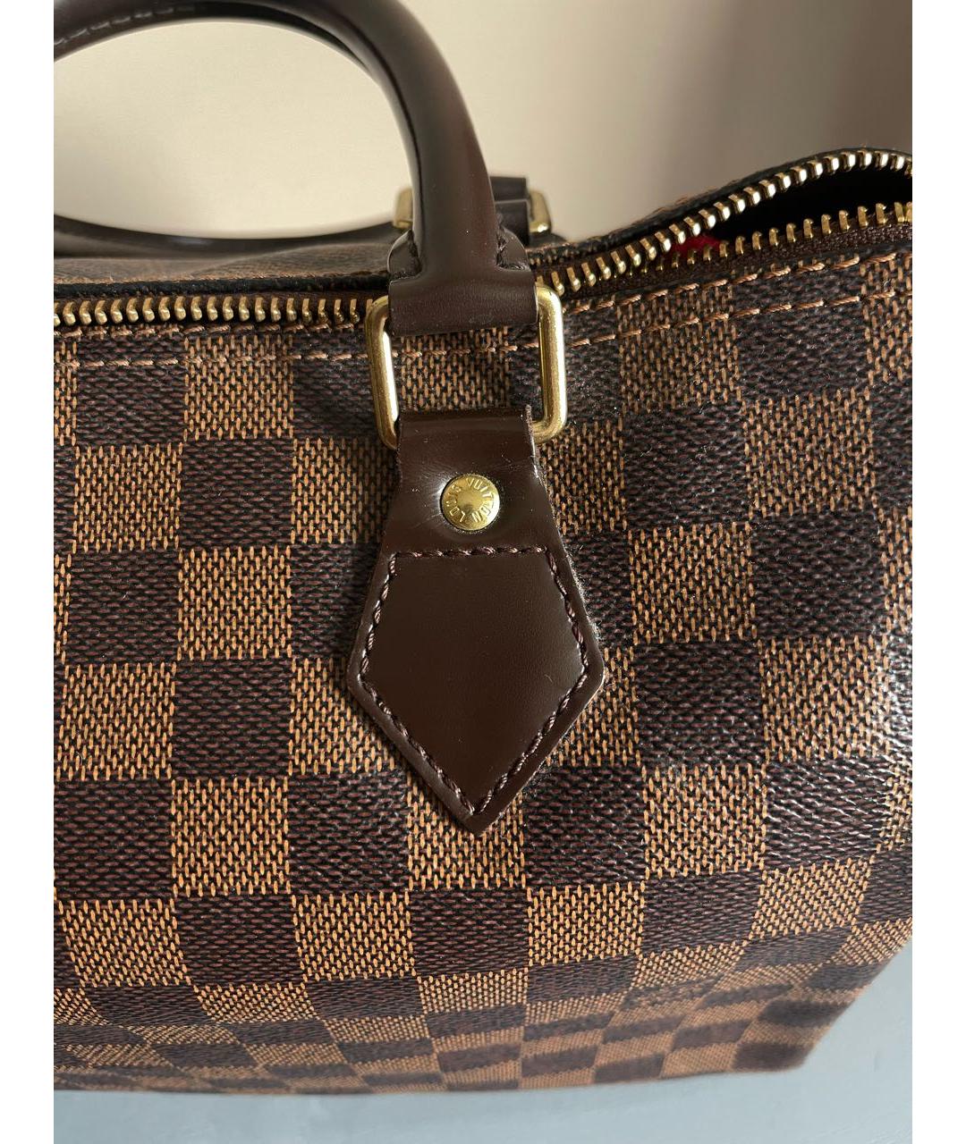 LOUIS VUITTON Коричневая сумка с короткими ручками, фото 7