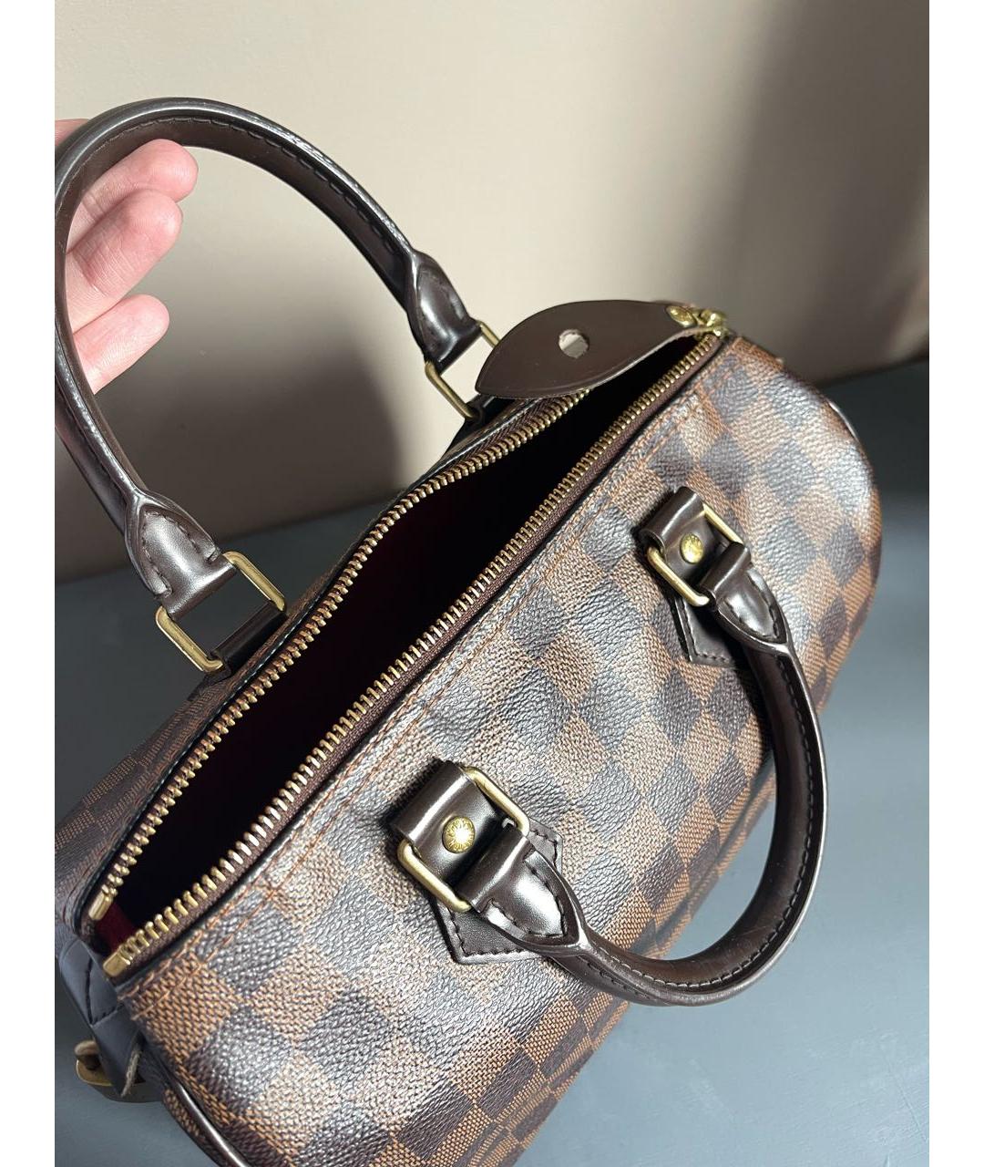 LOUIS VUITTON Коричневая сумка с короткими ручками, фото 4