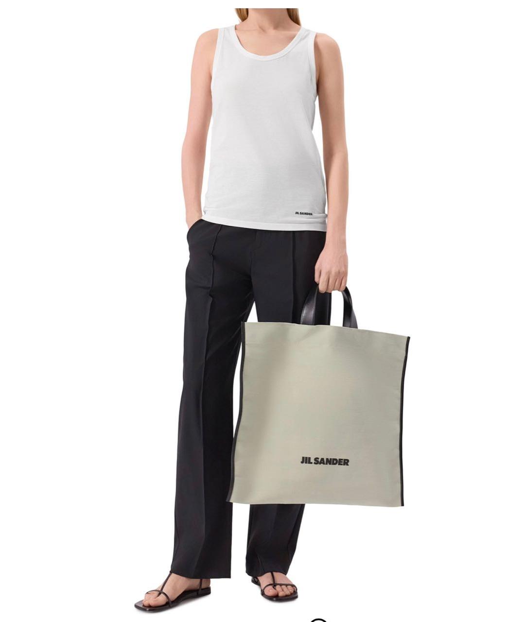 JIL SANDER Голубая сумка тоут, фото 5