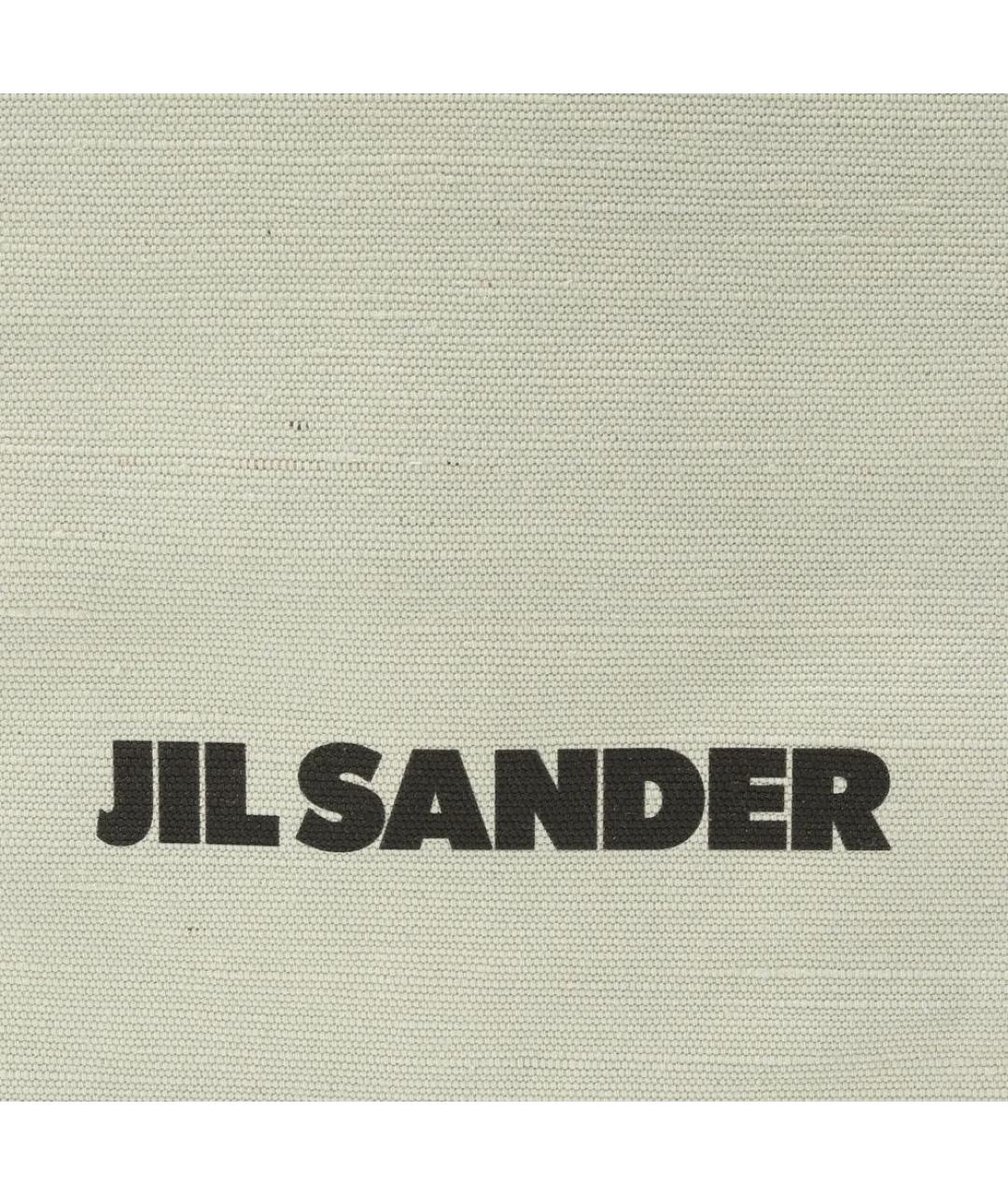 JIL SANDER Голубая сумка тоут, фото 4