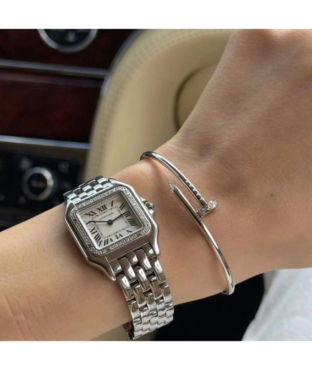 CARTIER Серебряные металлические часы, фото 4