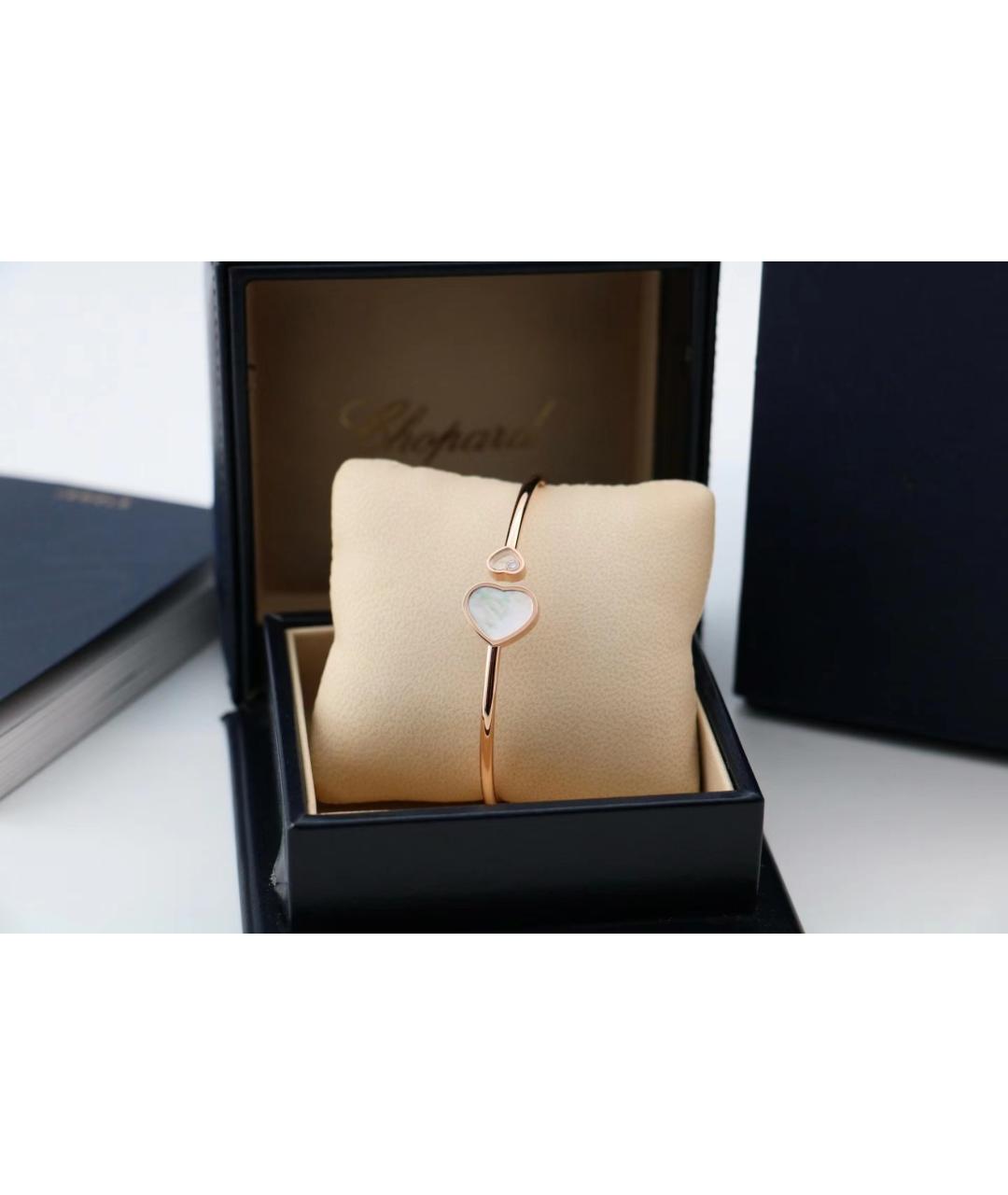CHOPARD Белый браслет из розового золота, фото 2