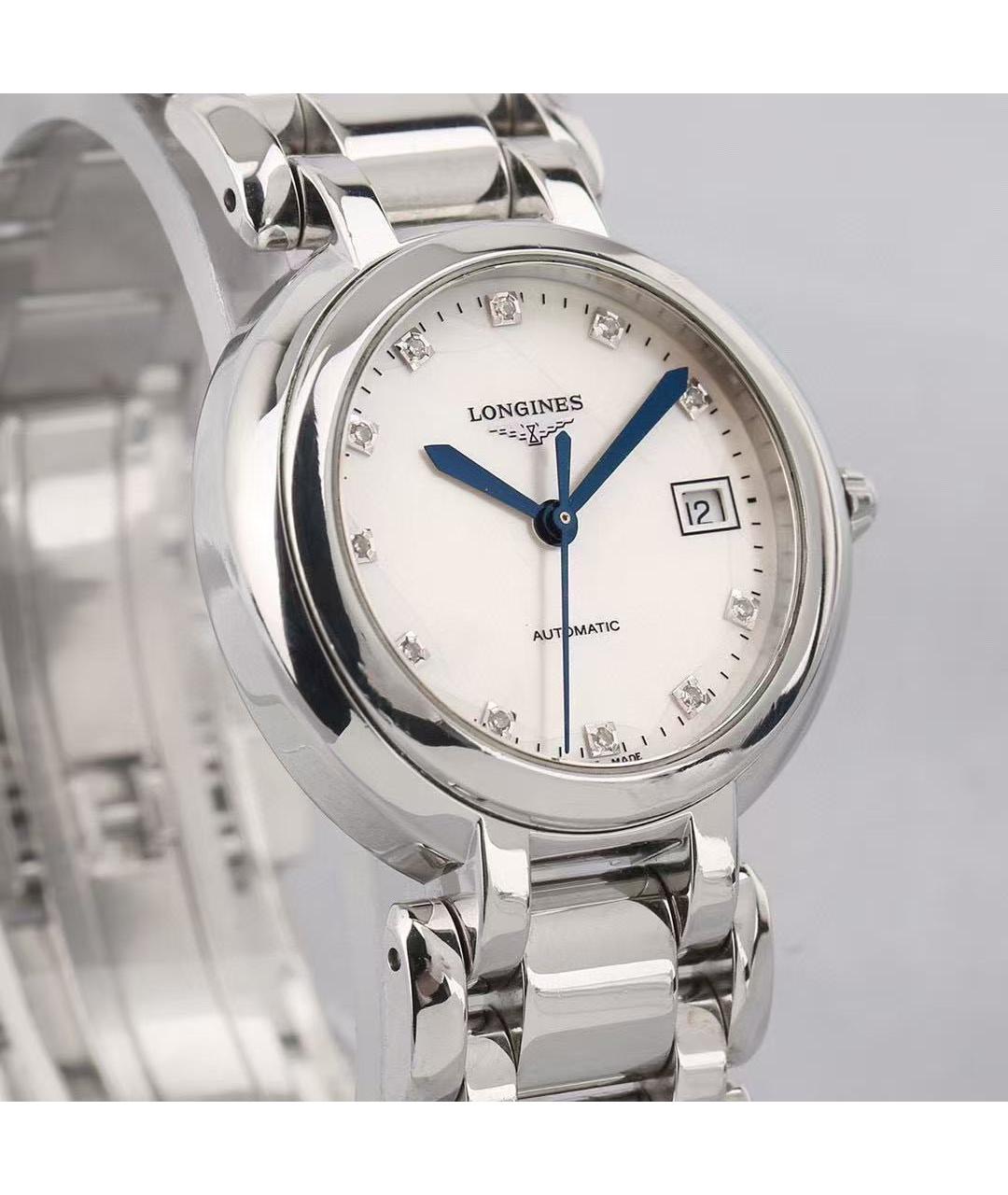 LONGINES Серебряные металлические часы, фото 3