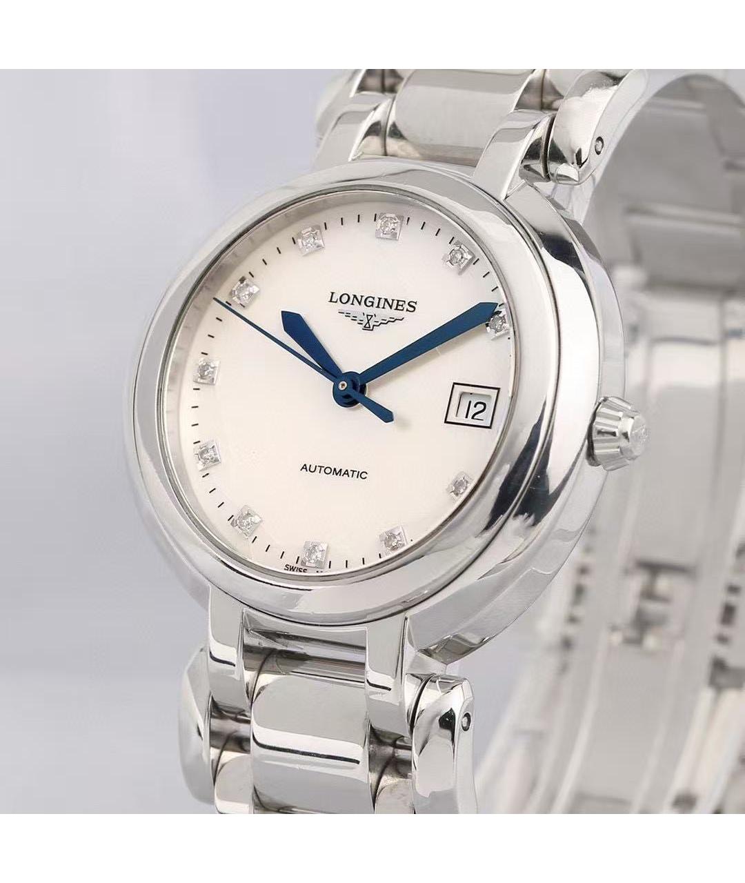 LONGINES Серебряные металлические часы, фото 2