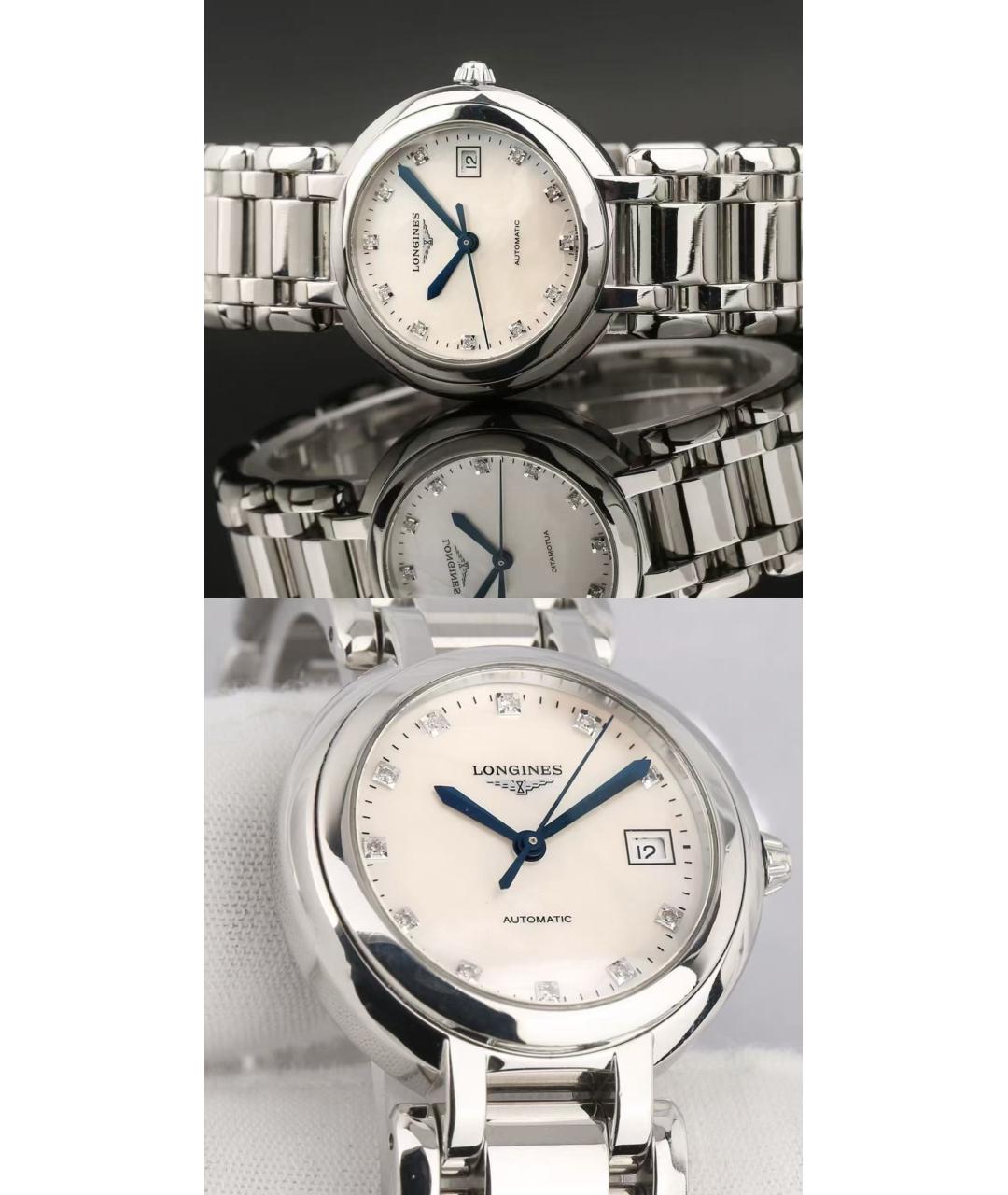 LONGINES Серебряные металлические часы, фото 5