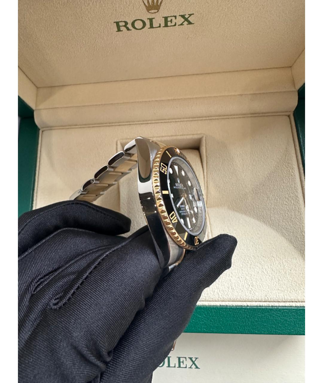ROLEX Черные часы, фото 4