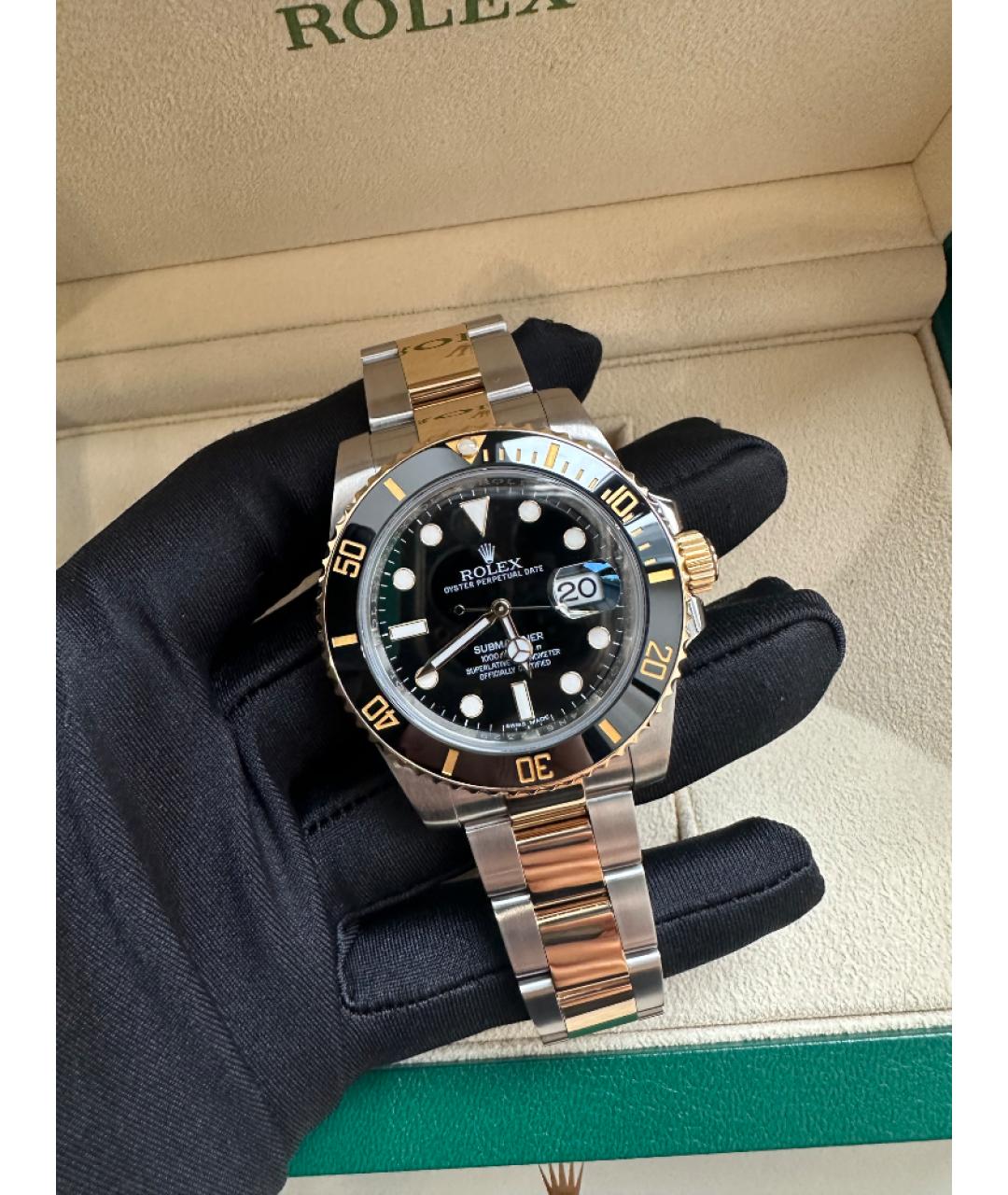 ROLEX Черные часы, фото 2