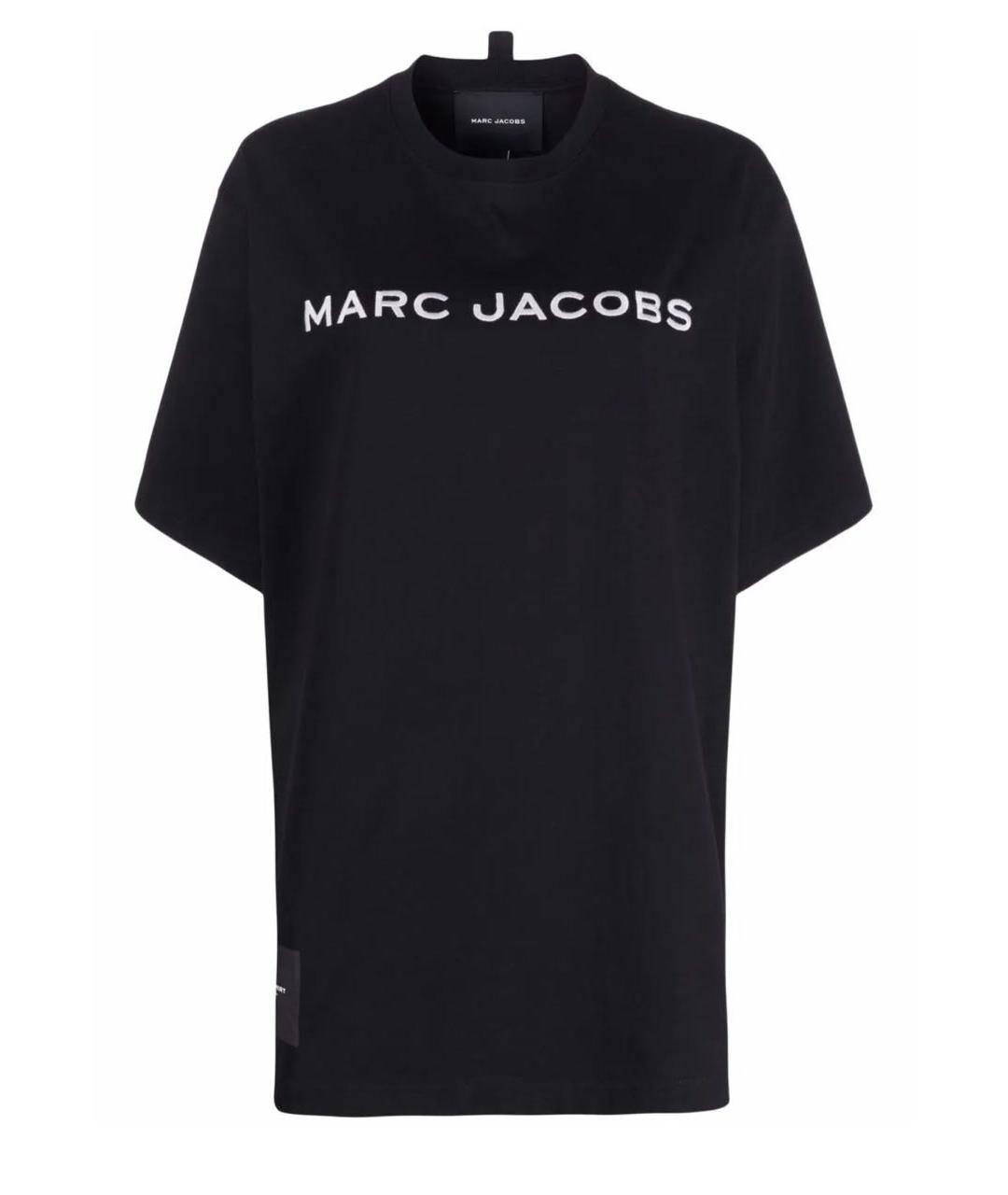 MARC JACOBS Черная хлопковая футболка, фото 1