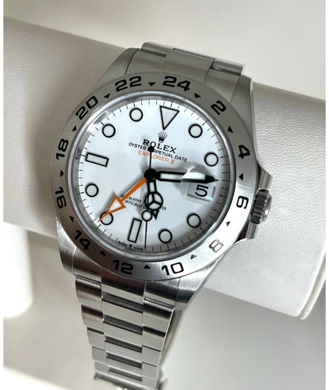 ROLEX Белые часы, фото 4