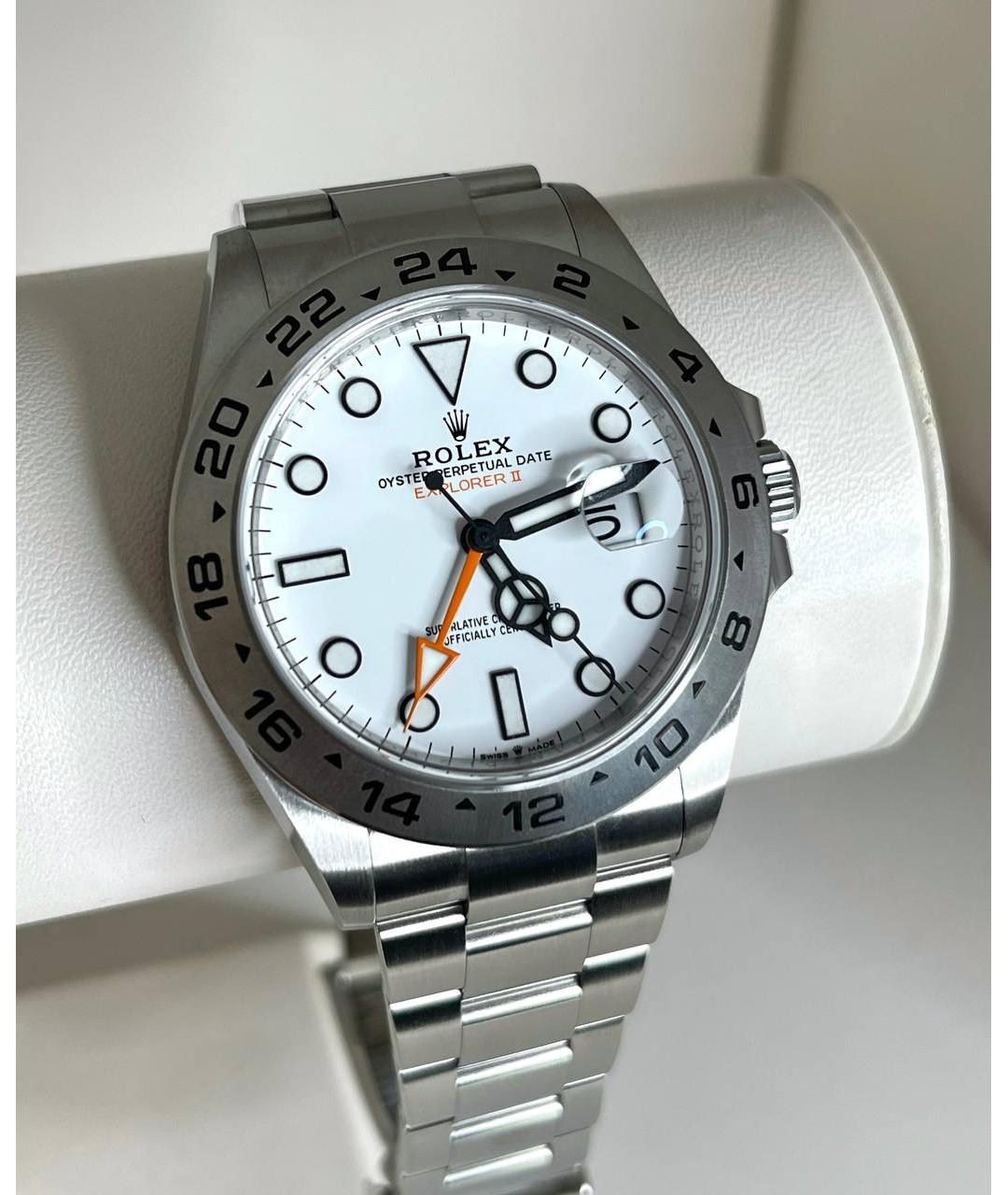 ROLEX Белые часы, фото 3