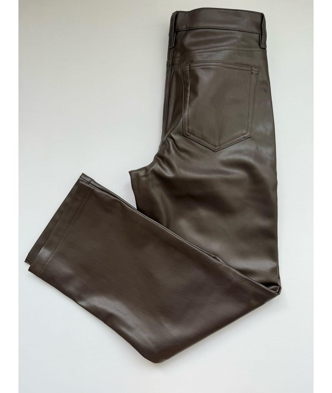 CALVIN KLEIN JEANS Коричневые прямые брюки, фото 2