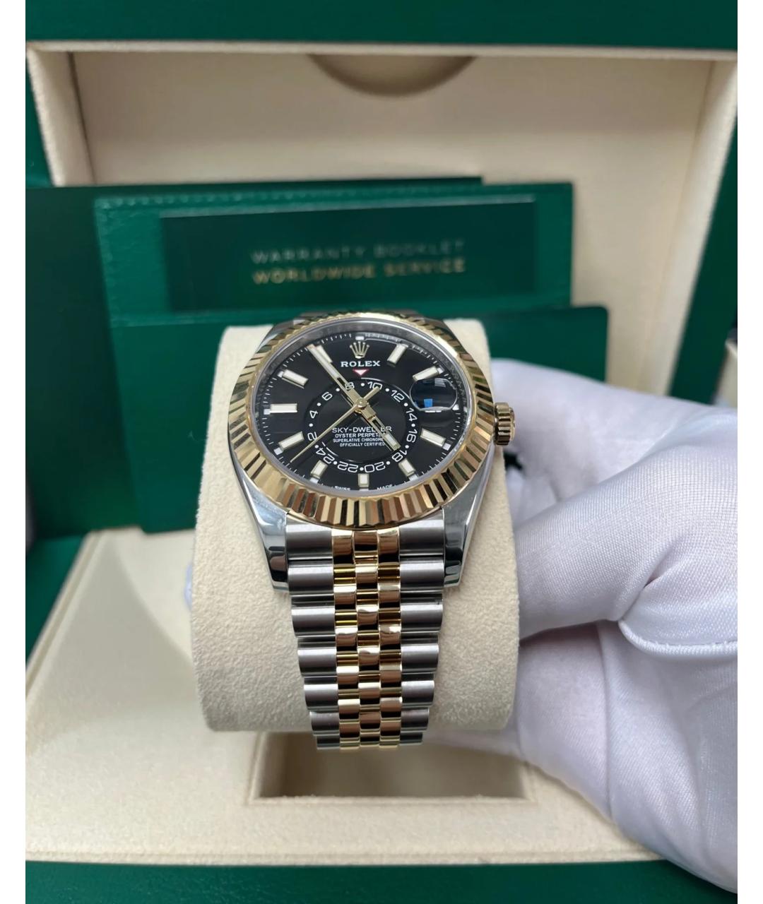 ROLEX Черные часы, фото 3