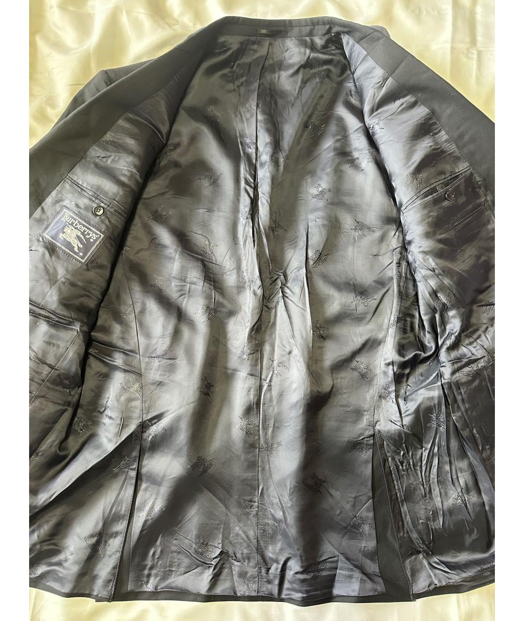 BURBERRY Черный классический костюм, фото 8
