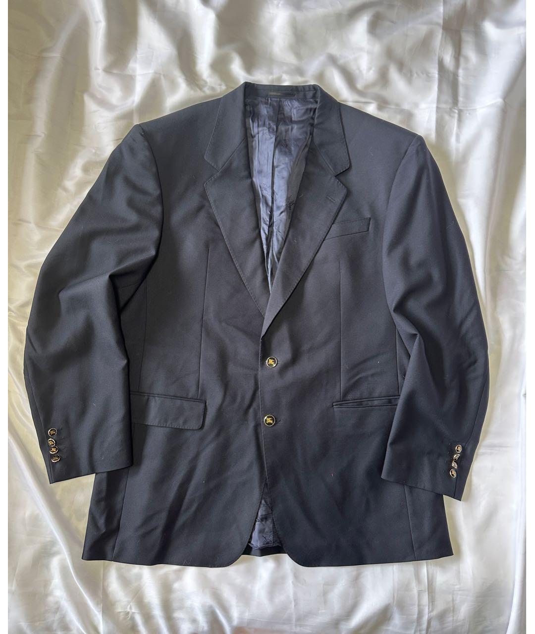 BURBERRY Черный классический костюм, фото 2