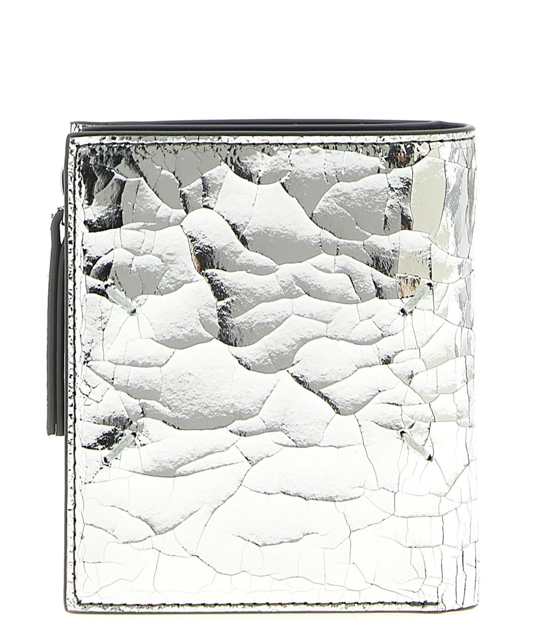 MAISON MARGIELA Серебрянный кожаный кошелек, фото 1