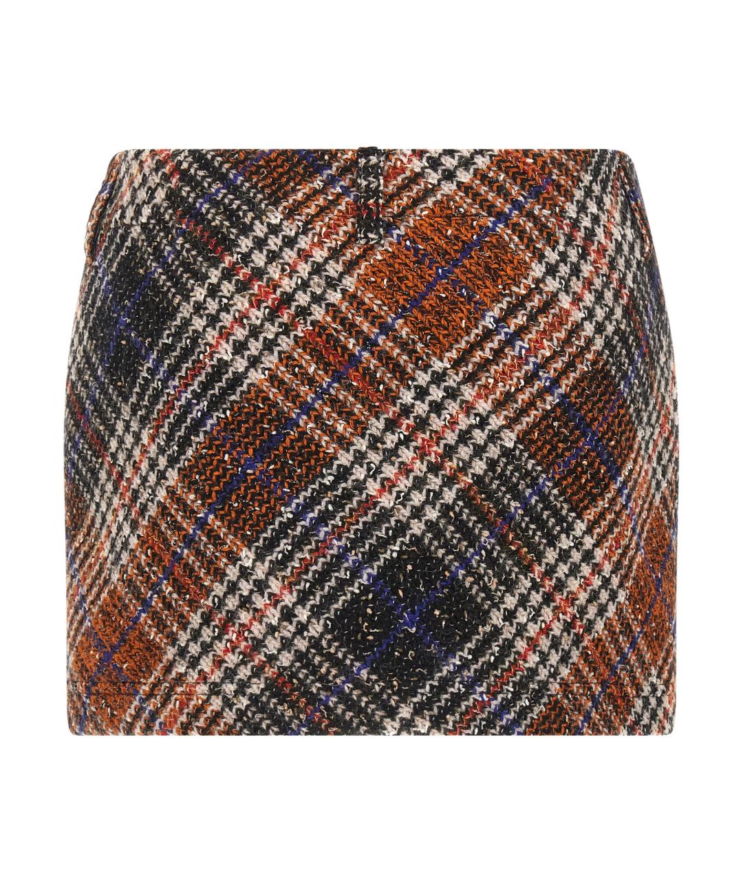 MISSONI Мульти шерстяная юбка мини, фото 2