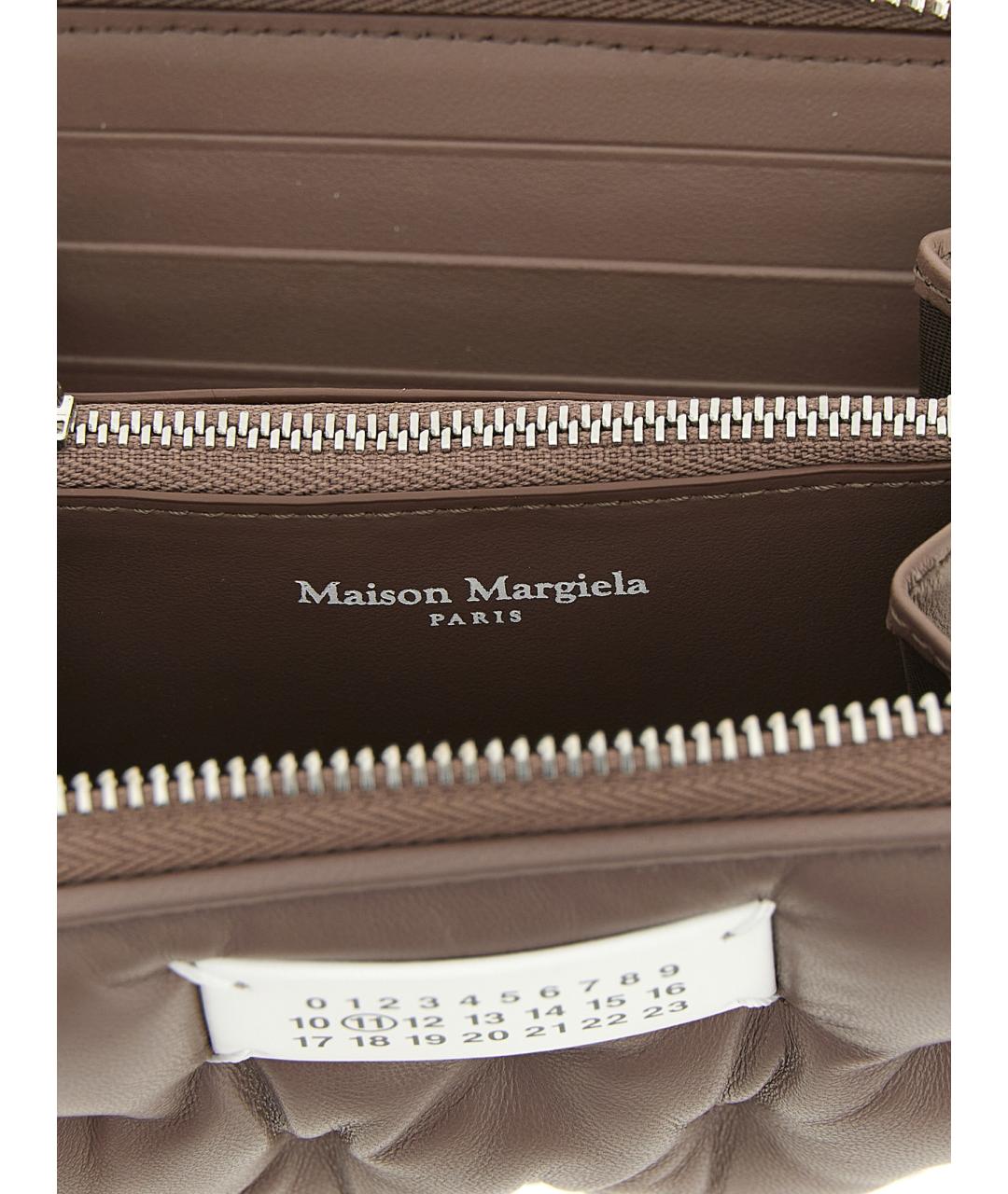 MAISON MARGIELA Розовый кожаный кошелек, фото 3