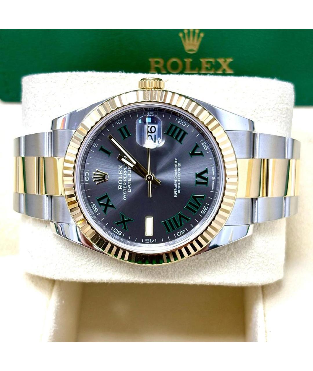 ROLEX Серые часы, фото 4