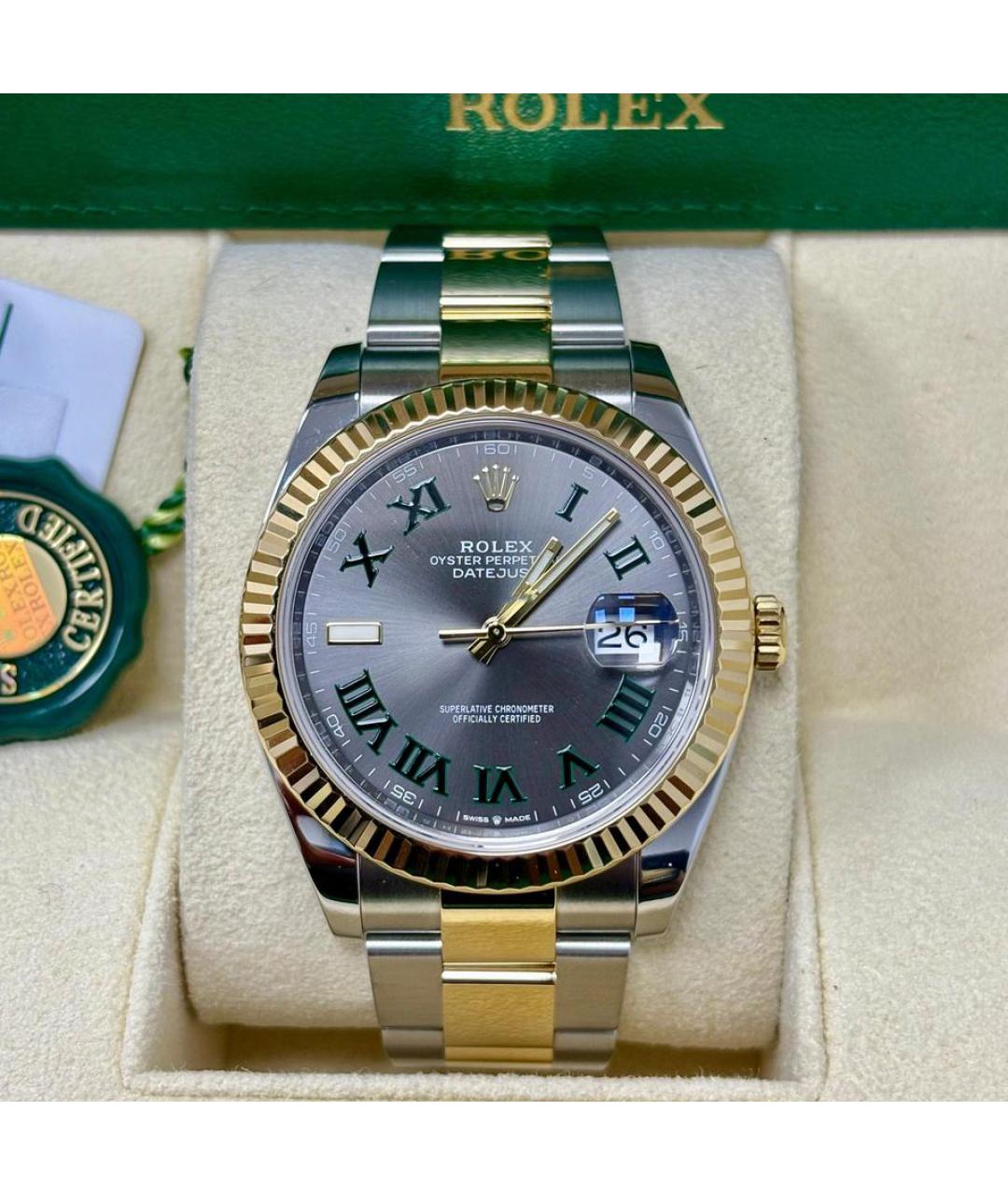 ROLEX Серые часы, фото 2
