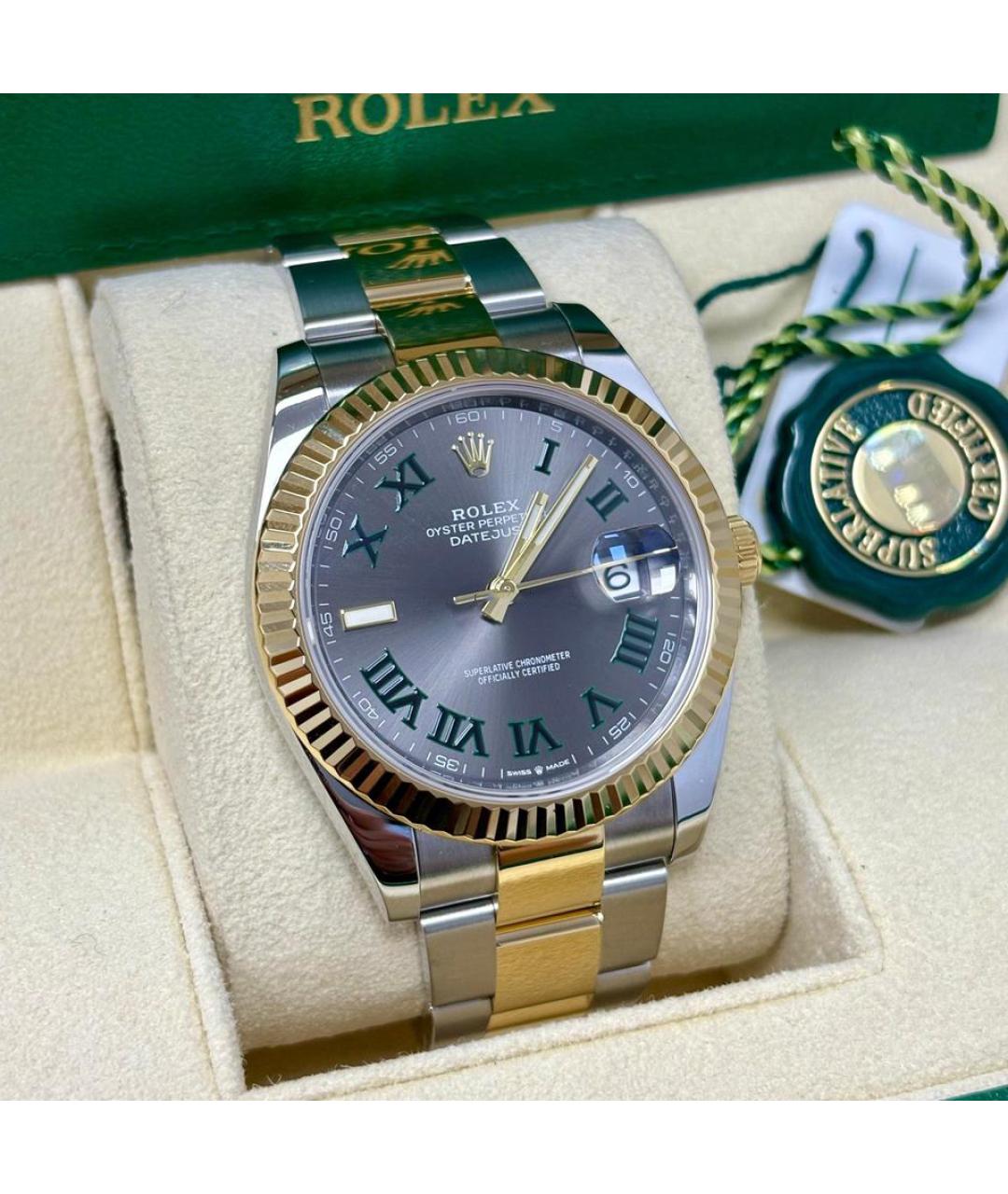 ROLEX Серые часы, фото 3