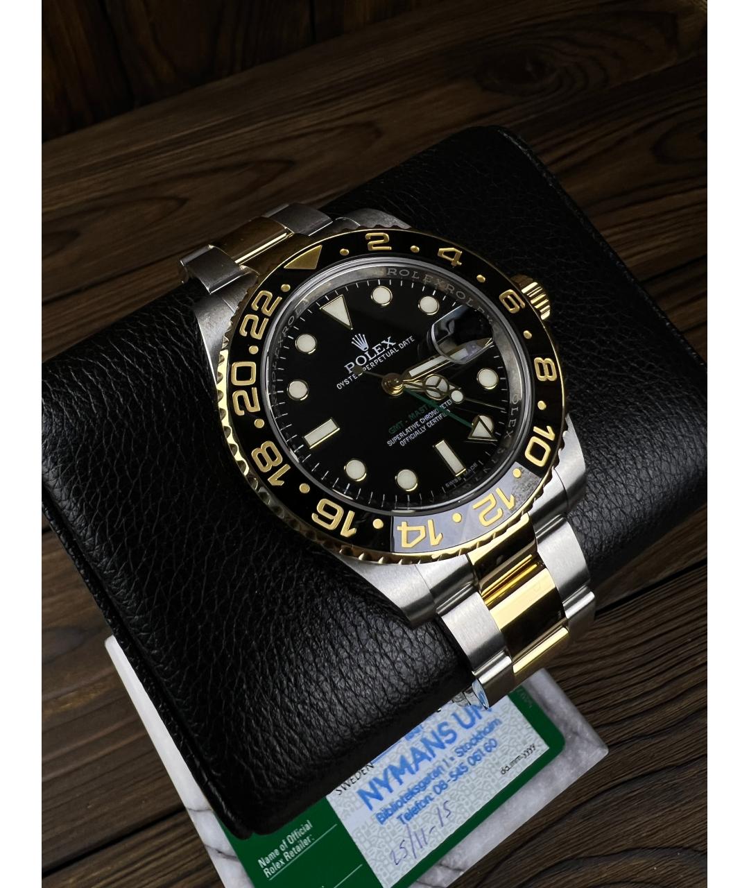 ROLEX Черные часы, фото 2