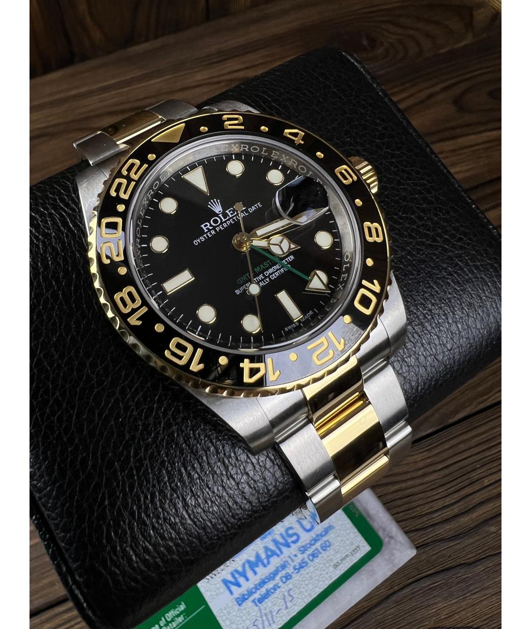 ROLEX Черные часы, фото 3