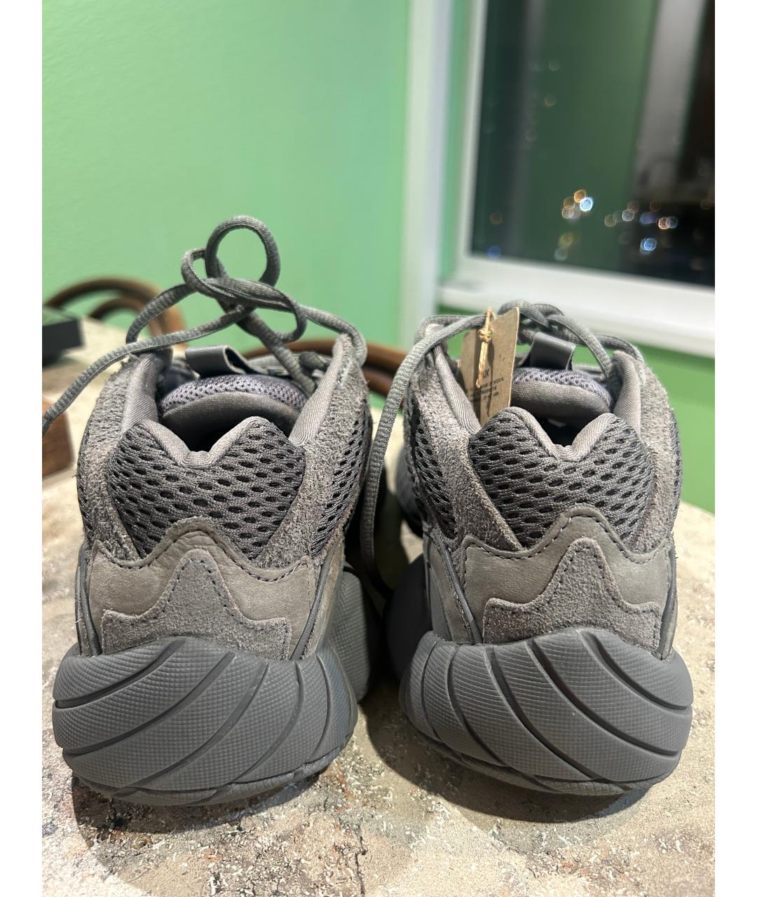 ADIDAS YEEZY Серые замшевые кроссовки, фото 4