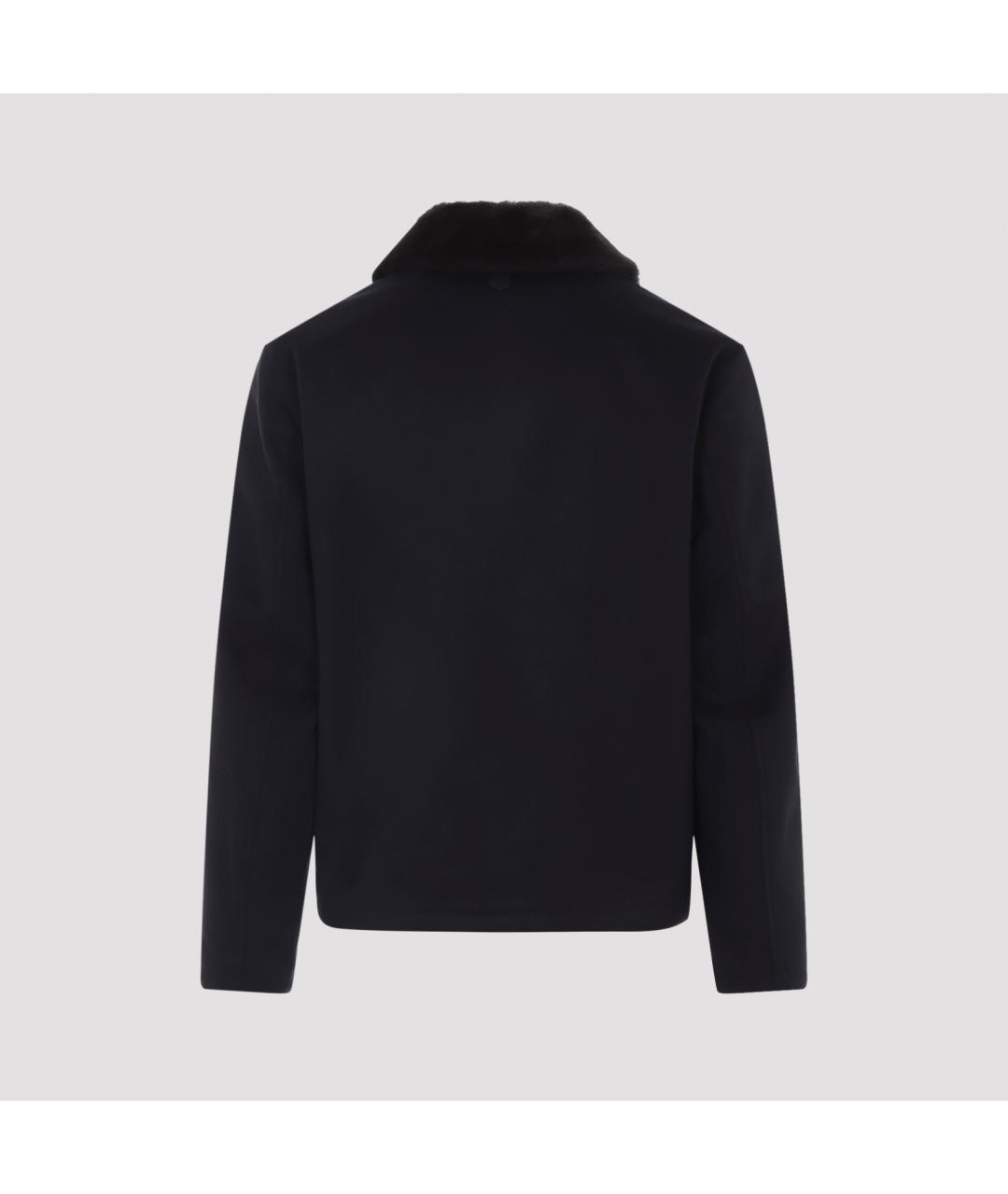 CANALI Темно-синяя кашемировая куртка, фото 2