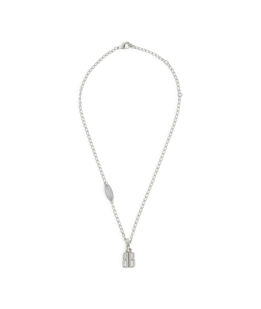 BALENCIAGA Серебряная металлическая подвеска, фото 1