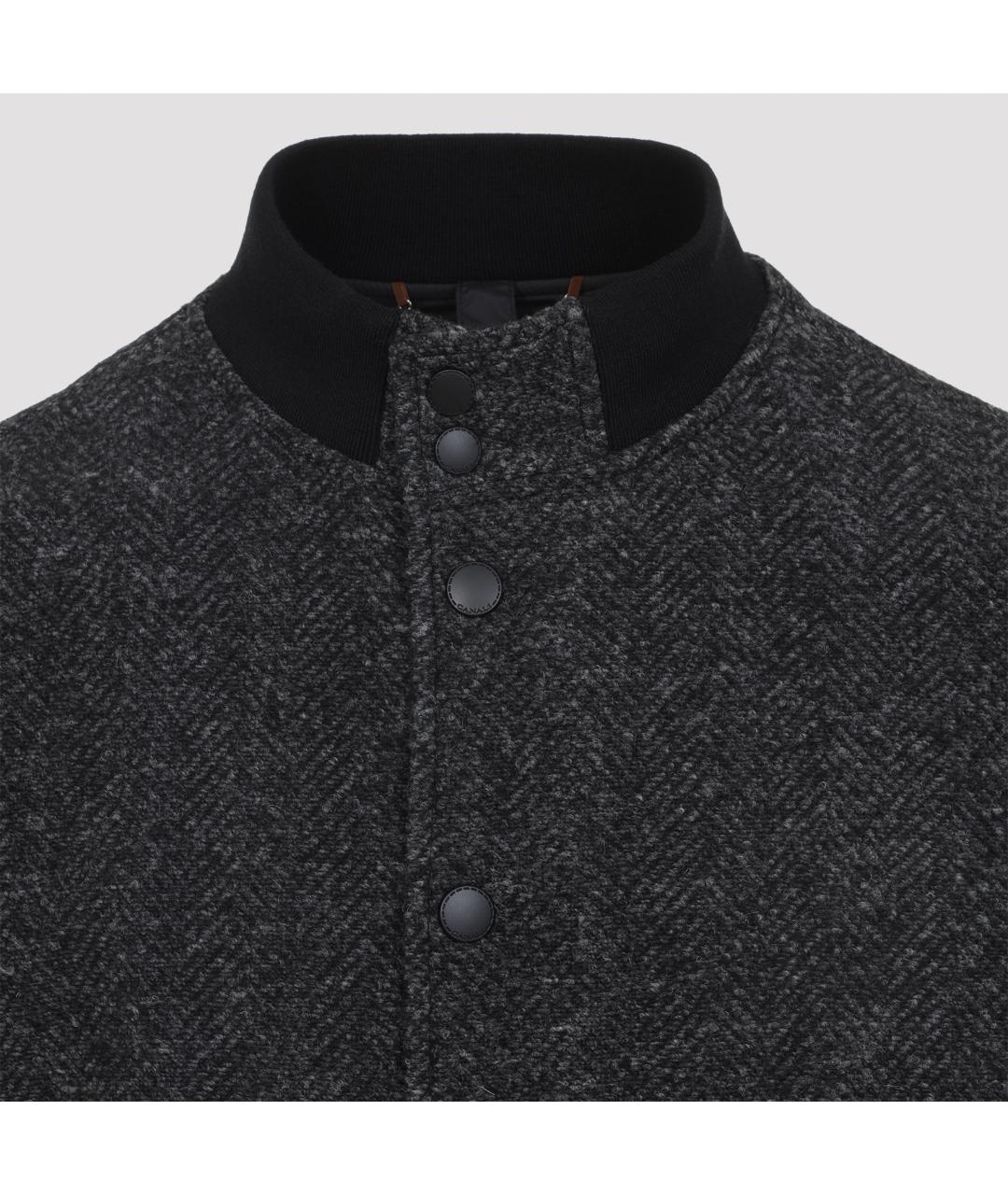 CANALI Серая полиэстеровая куртка, фото 3
