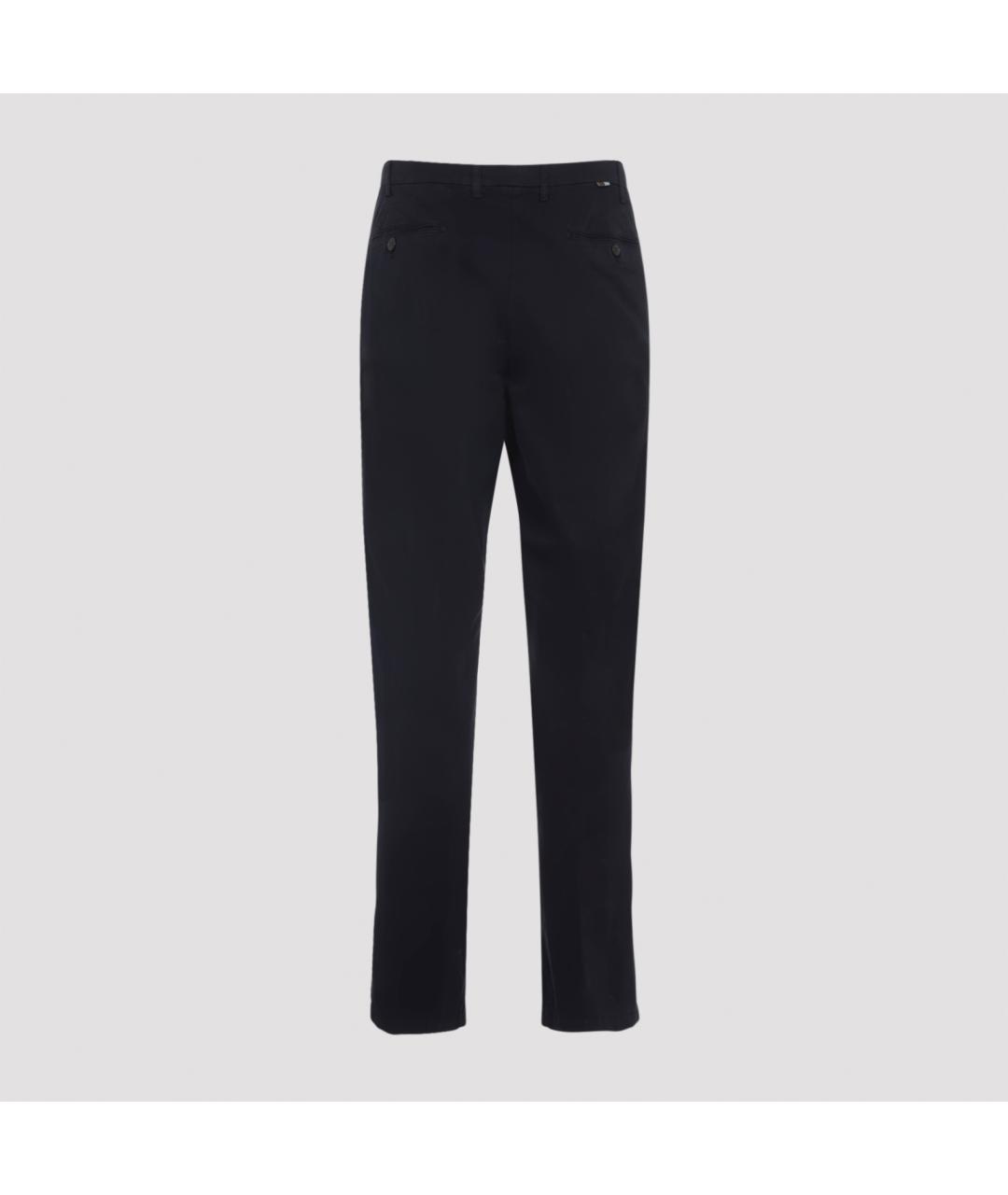 CANALI Синие хлопковые повседневные брюки, фото 2
