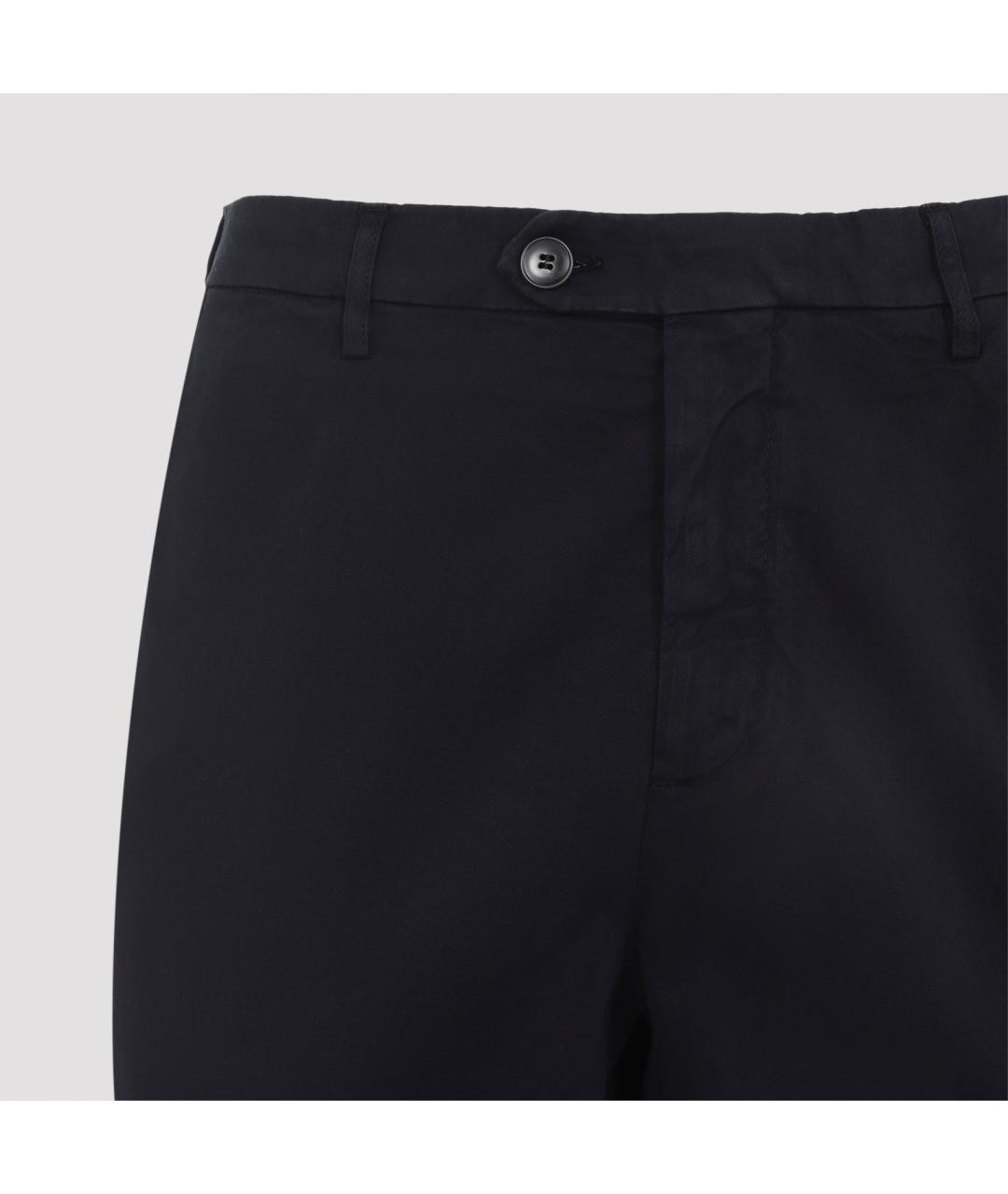 CANALI Синие хлопковые повседневные брюки, фото 3