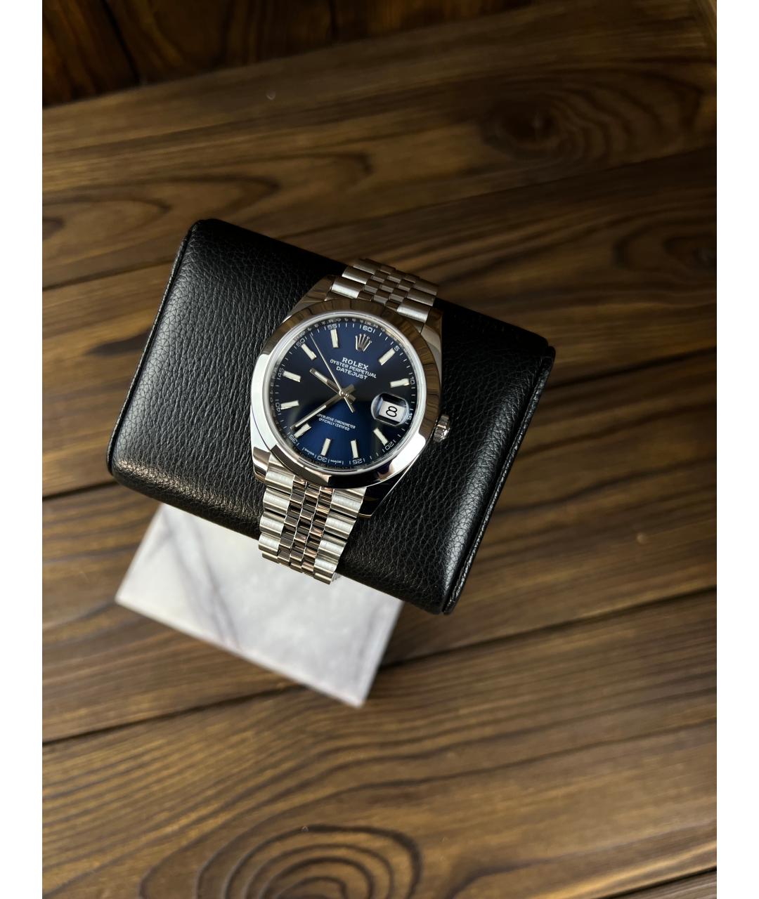 ROLEX Темно-синие часы, фото 2