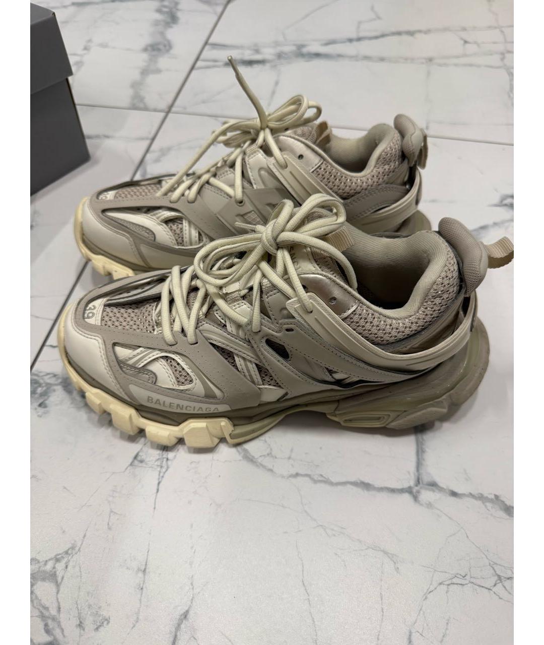 BALENCIAGA Бежевые кроссовки, фото 5