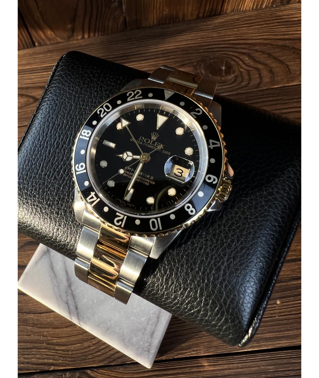 ROLEX Черные часы, фото 3