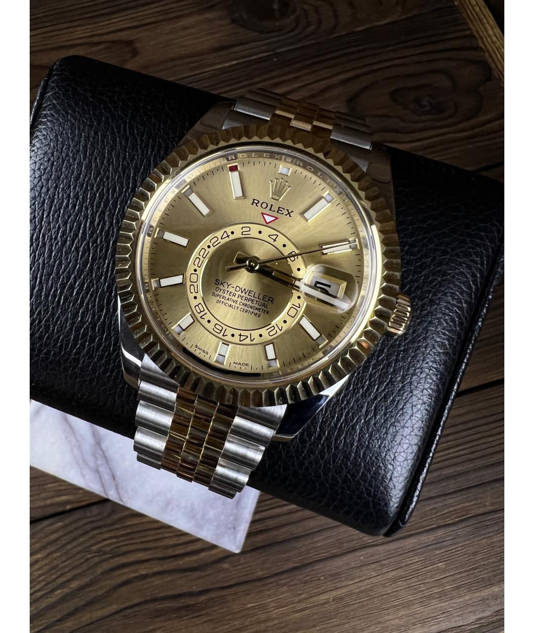 ROLEX Золотые часы, фото 3