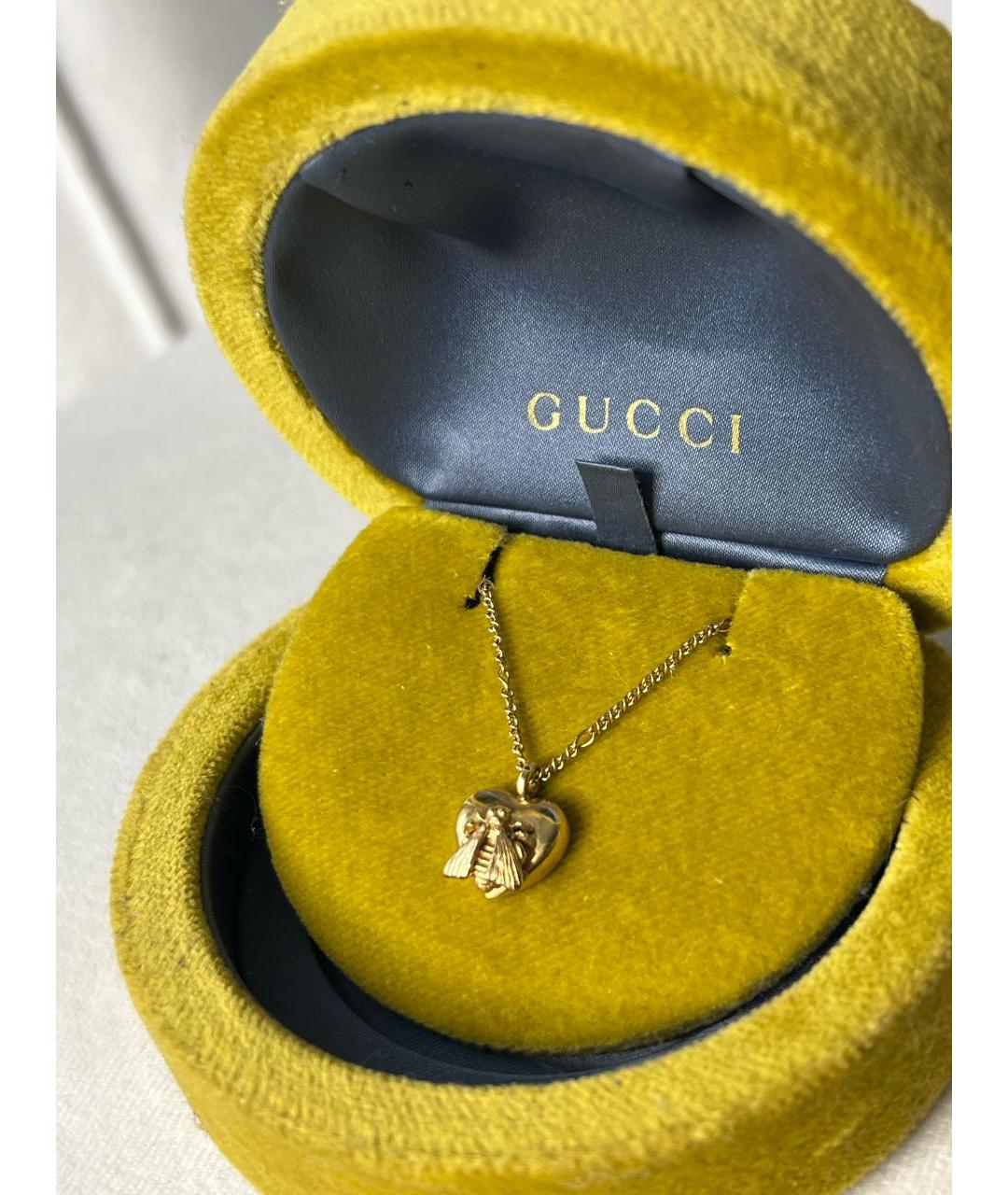 GUCCI Желтая подвеска из желтого золота, фото 3