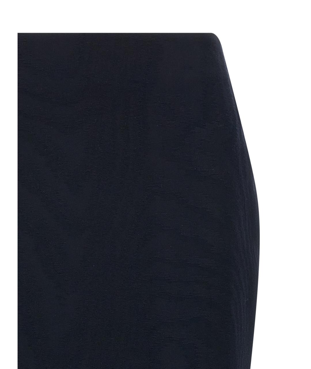 BLAZE MILANO Темно-синяя вискозная юбка миди, фото 3