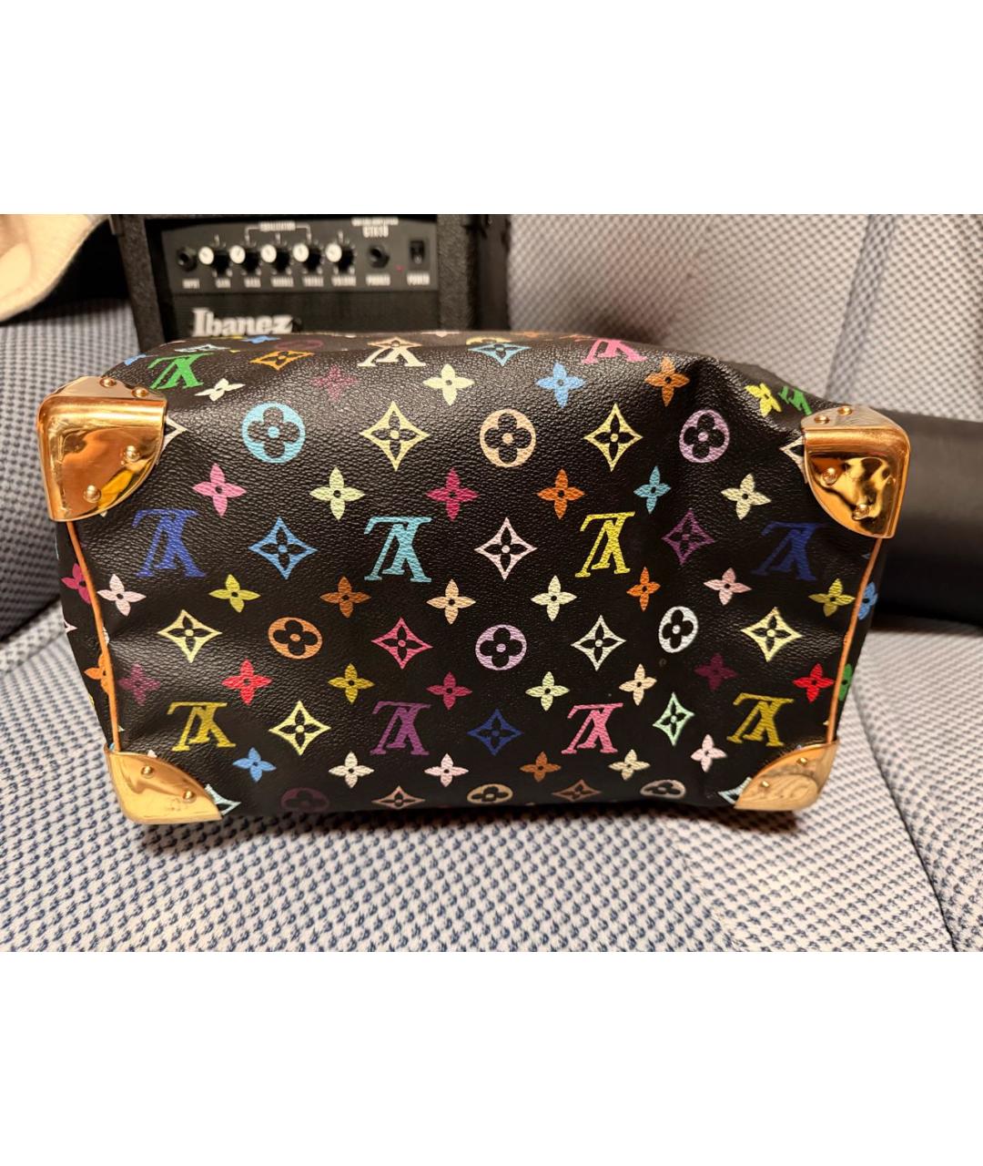 LOUIS VUITTON Кожаная сумка с короткими ручками, фото 6