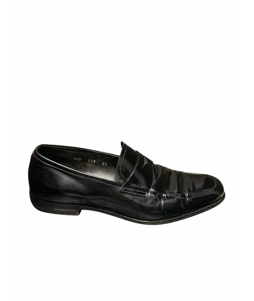 PRADA Черные туфли из лакированной кожи, фото 1