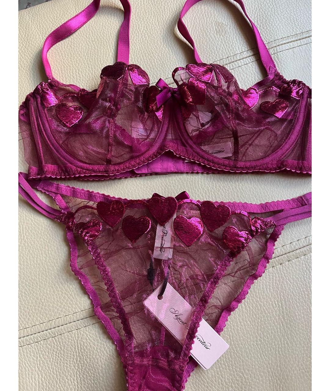 AGENT PROVOCATEUR Бордовый комплекты, фото 3