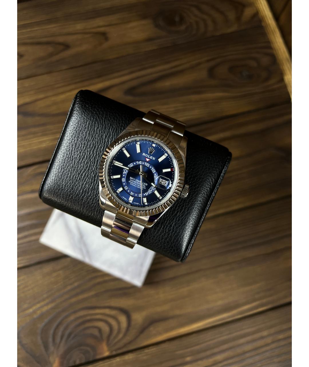 ROLEX Темно-синие часы, фото 2