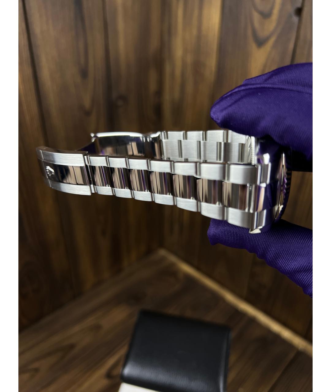 ROLEX Темно-синие часы, фото 5