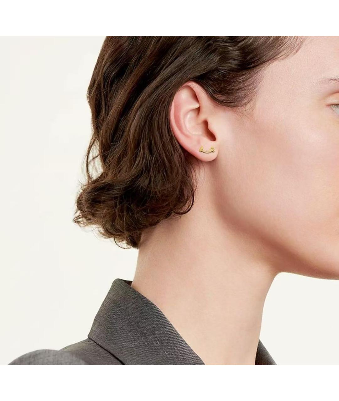 TIFFANY&CO Золотые серьги из желтого золота, фото 2