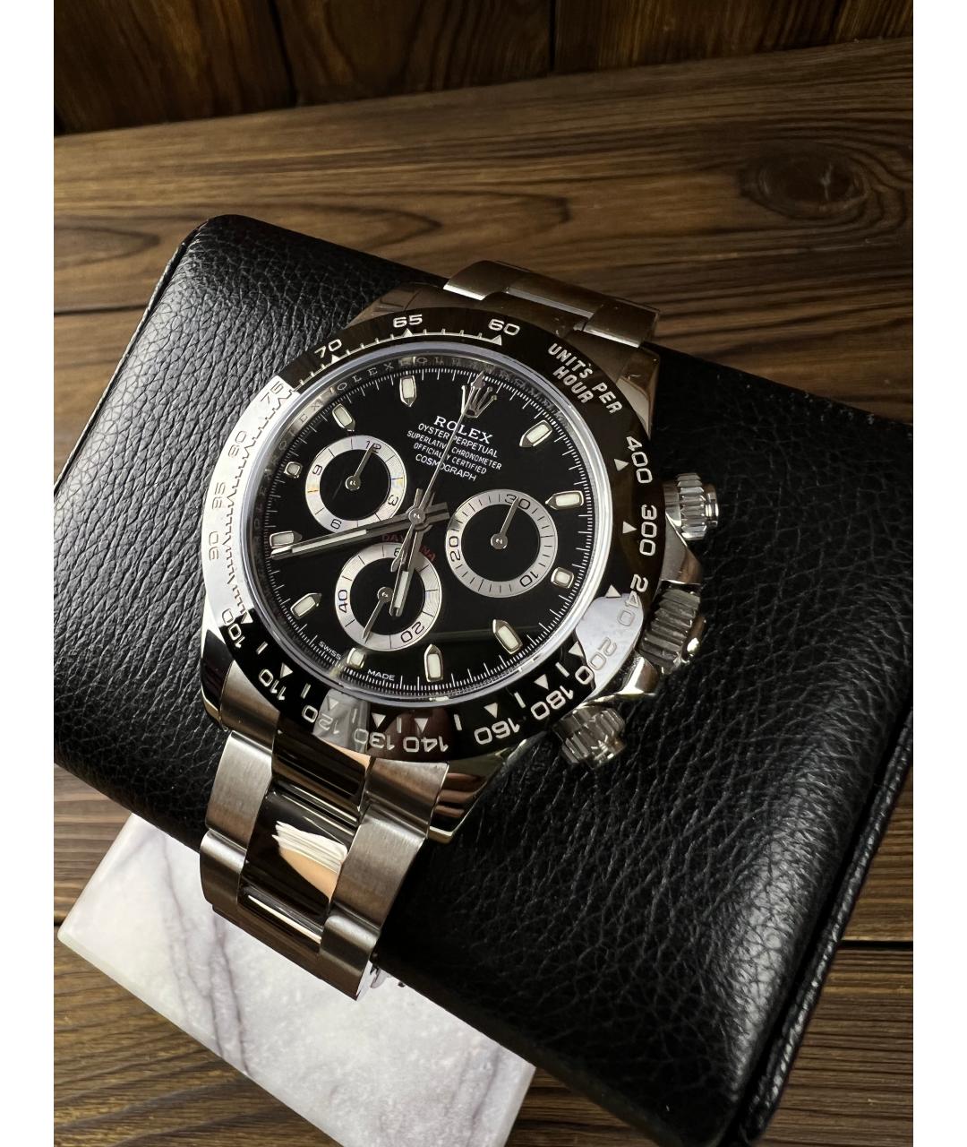 ROLEX Черные часы, фото 3