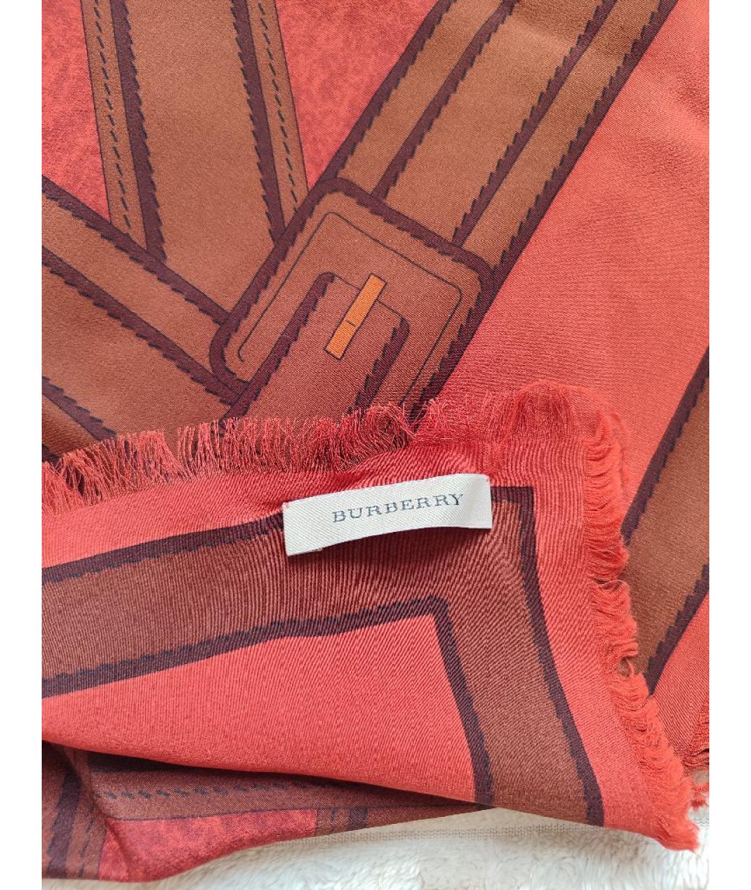 BURBERRY Шелковый платок, фото 2