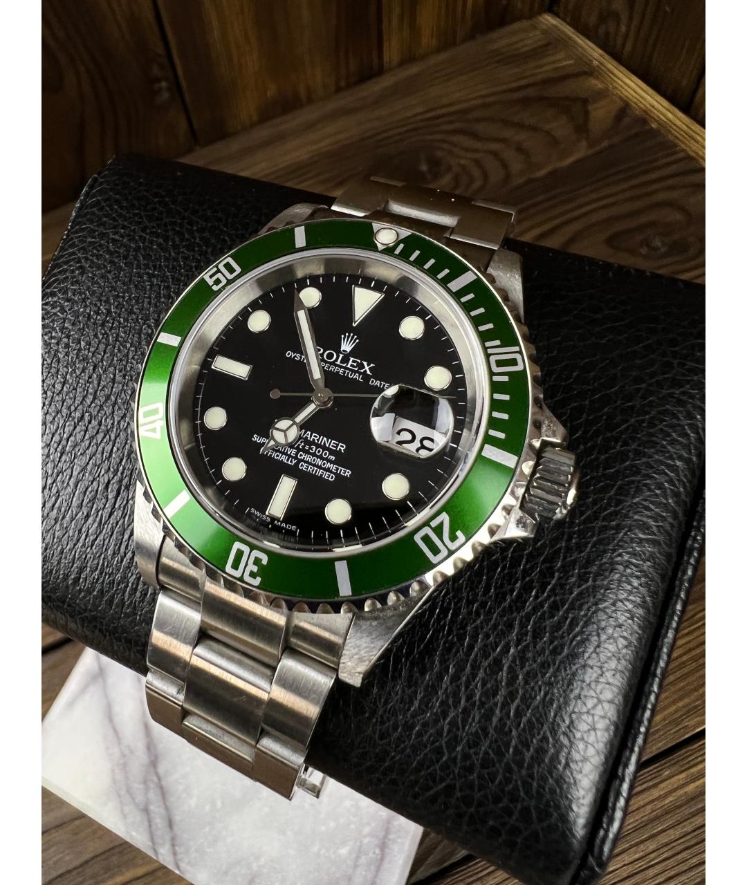ROLEX Черные часы, фото 3